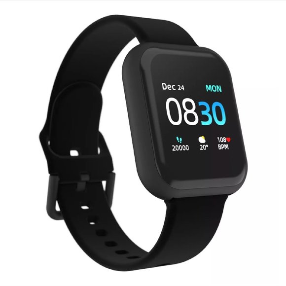 itouch Other - ITOUCH Air 3 Unisex Heart Rate Black Strap Smart Watch 44mm